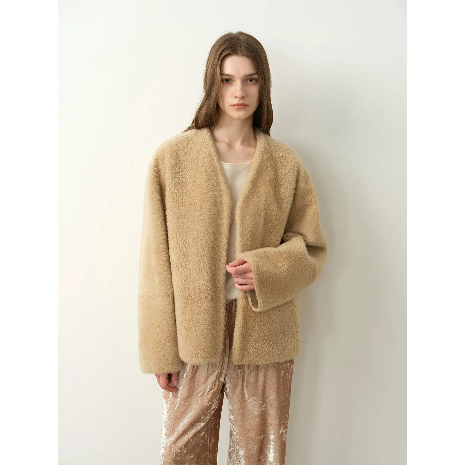 Elegant Mid-Length Fur Coat