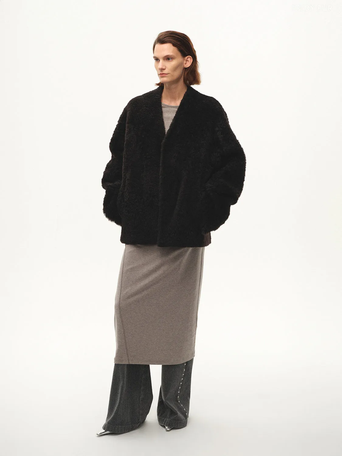 Elegant Mid-Length Fur Coat