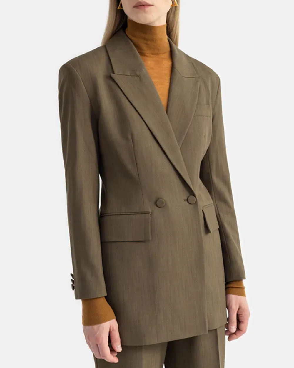 Forest Motive Boxy Blazer