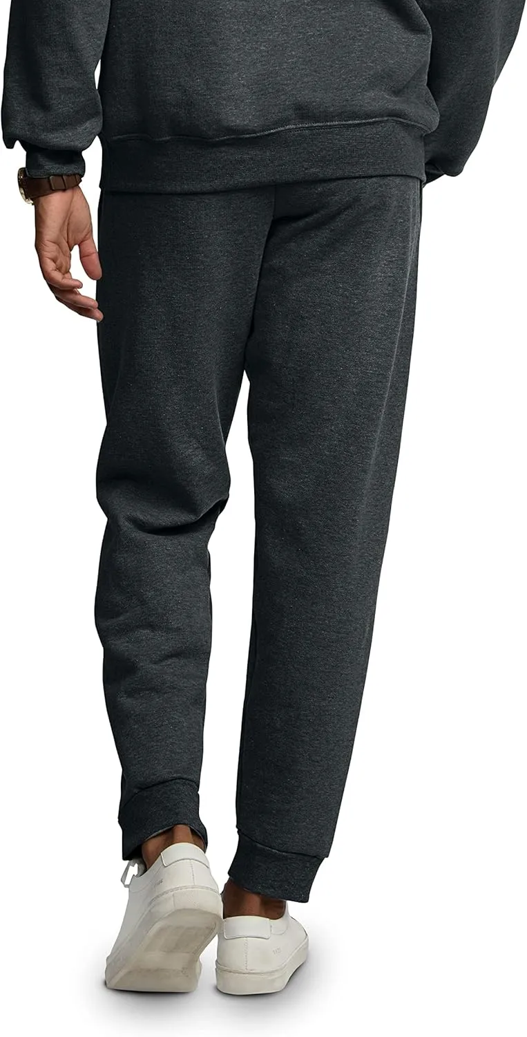 Fruit of the Loom Eversoft Fleece Joggers with Pockets, Relaxed Fit, Moisture Wicking, Breathable, Tapered Sweatpants