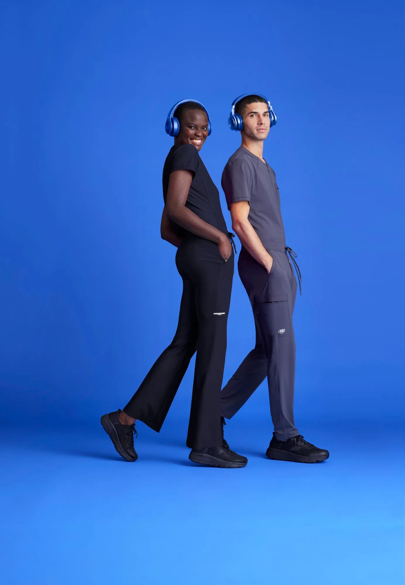 Glide Knit Flare Pant - Navy