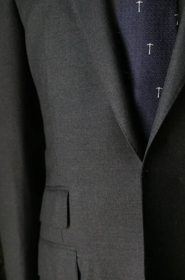 Grey Twill Weave Suit