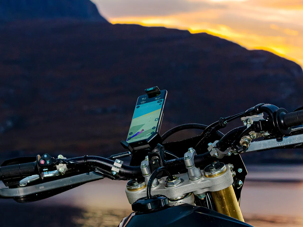 Grip & Go Universal Motorcycle Phone Holder with Gripper Mount