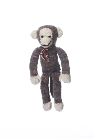 Hand Knitted Wool Monkey