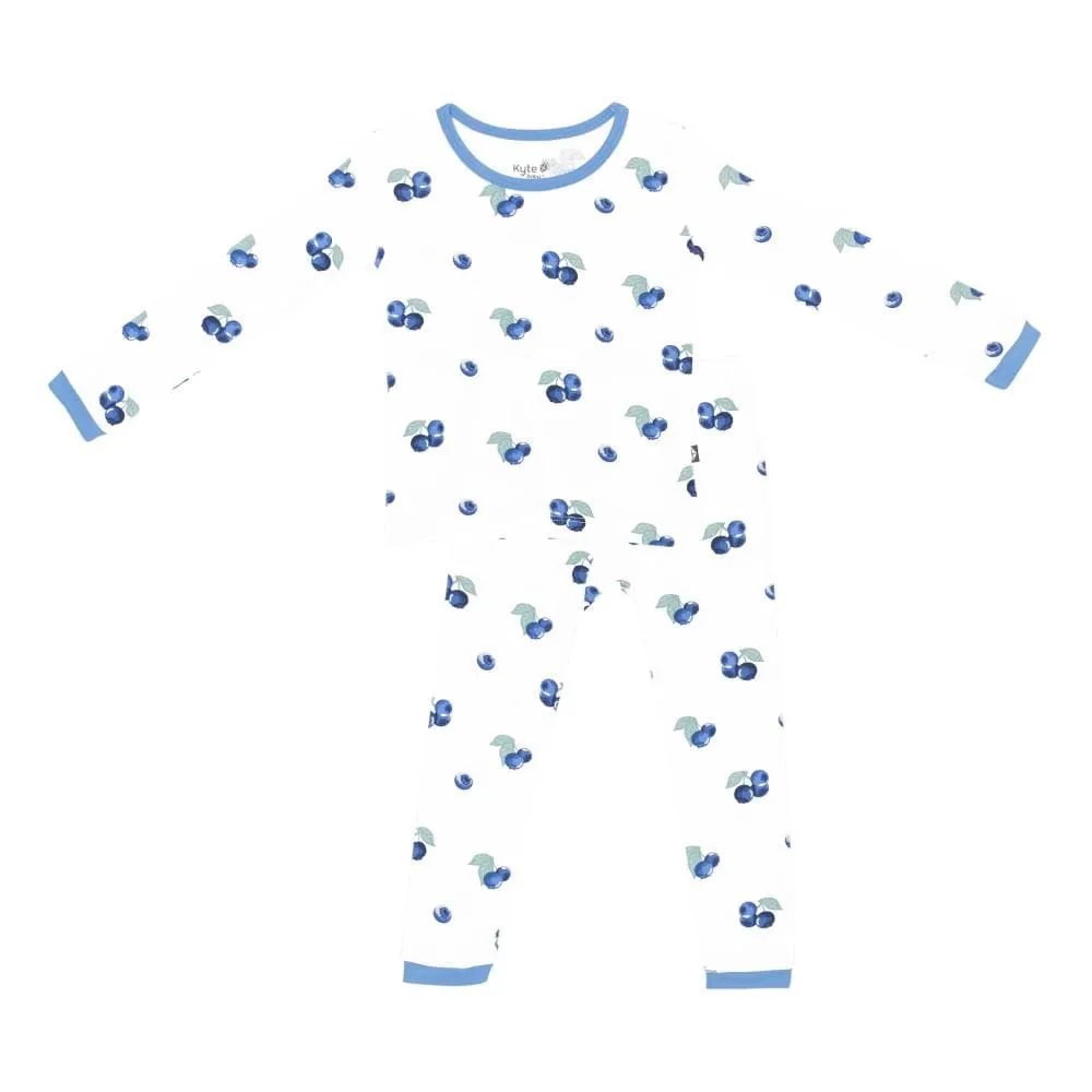 Kyte Baby Long Sleeve Pajama Set - Blueberry