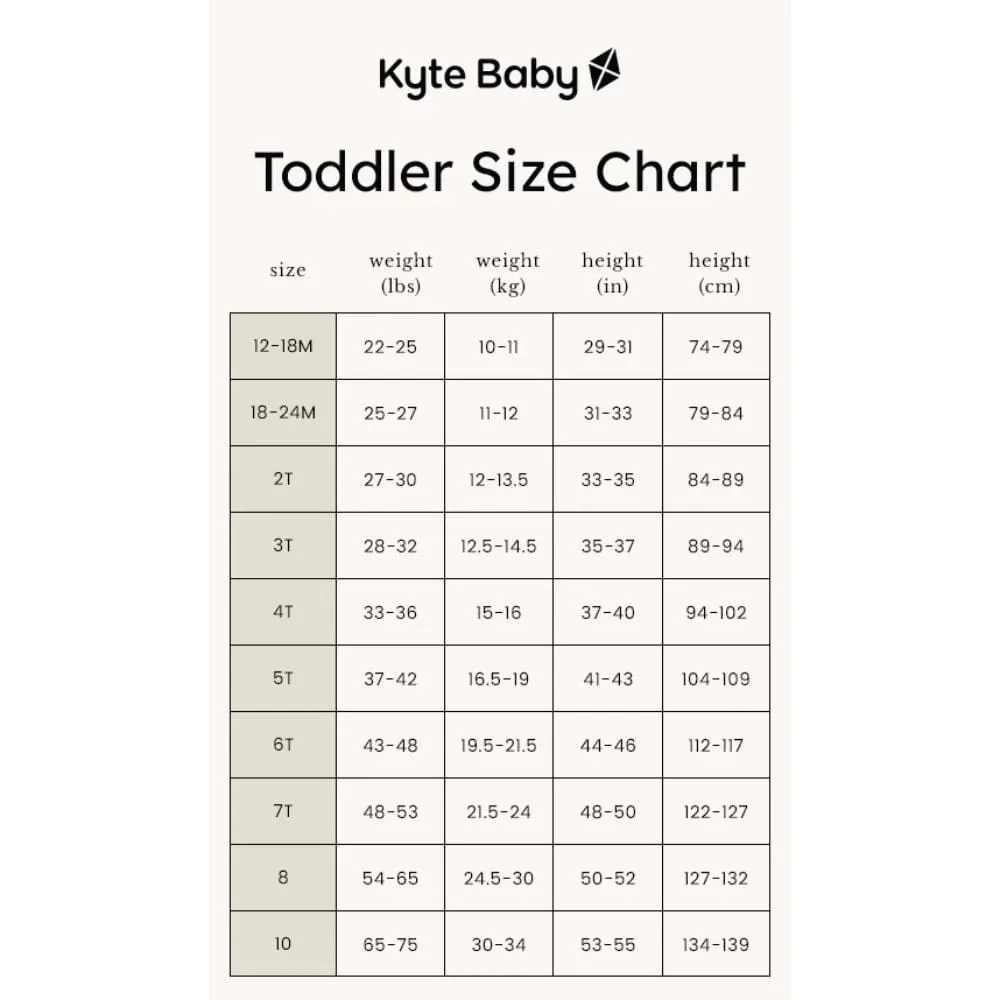 Kyte Baby Toddler Pajama Set - Icon