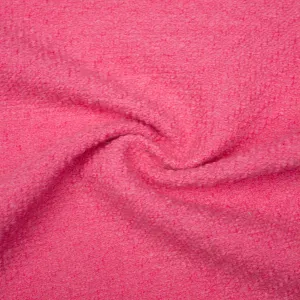 Larson Pink Bouclé Wool Blend SHOWROOM SAMPLE 34CM X 60CM