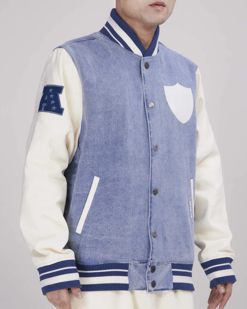 Las Vegas Raiders Varsity Denim Jacket