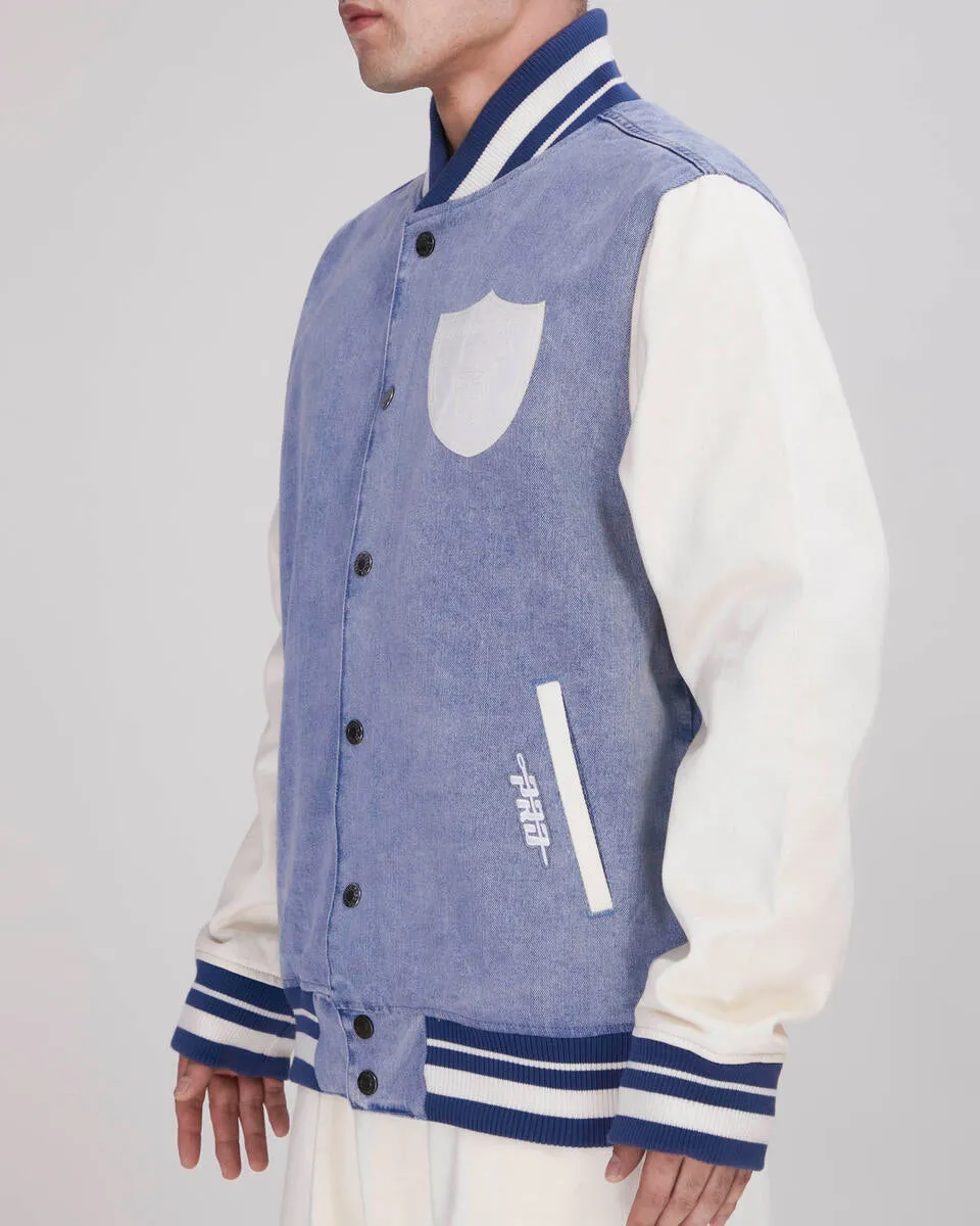 Las Vegas Raiders Varsity Denim Jacket