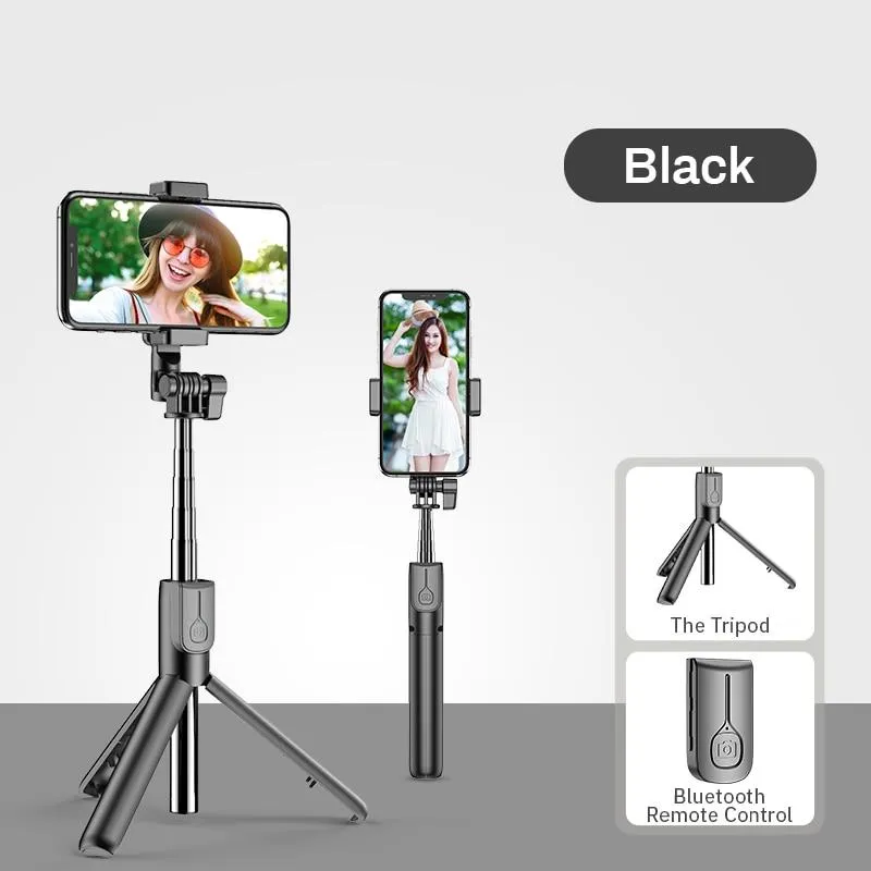 LED Lightweight Foldable Wireless Bluetooth Monopod Selfie Stick