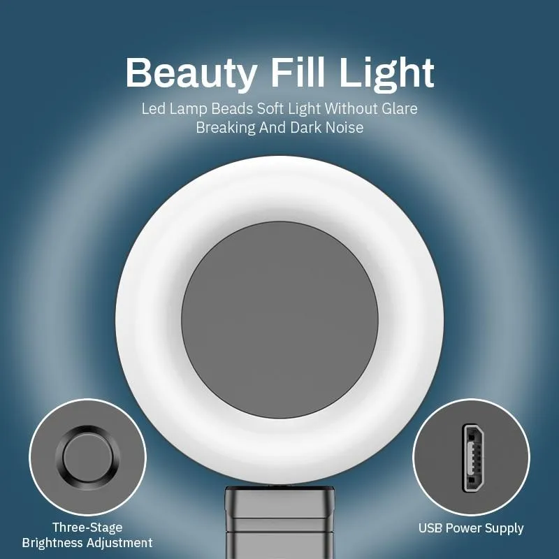 LED Lightweight Foldable Wireless Bluetooth Monopod Selfie Stick