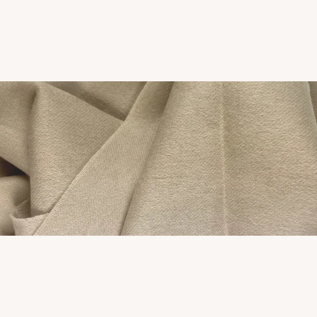 Light Beige Wool Scarf