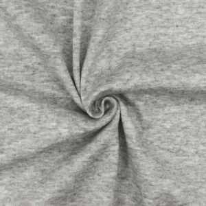 Light Heather Gray-White Reversible Bonded Jacketing Fabric