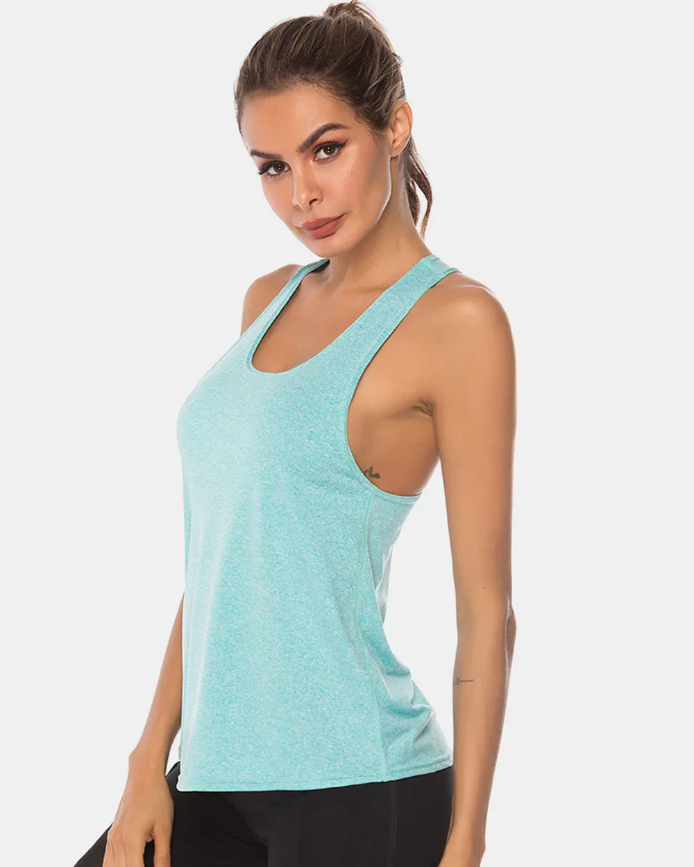 Light Weight Scoop Neck Tank