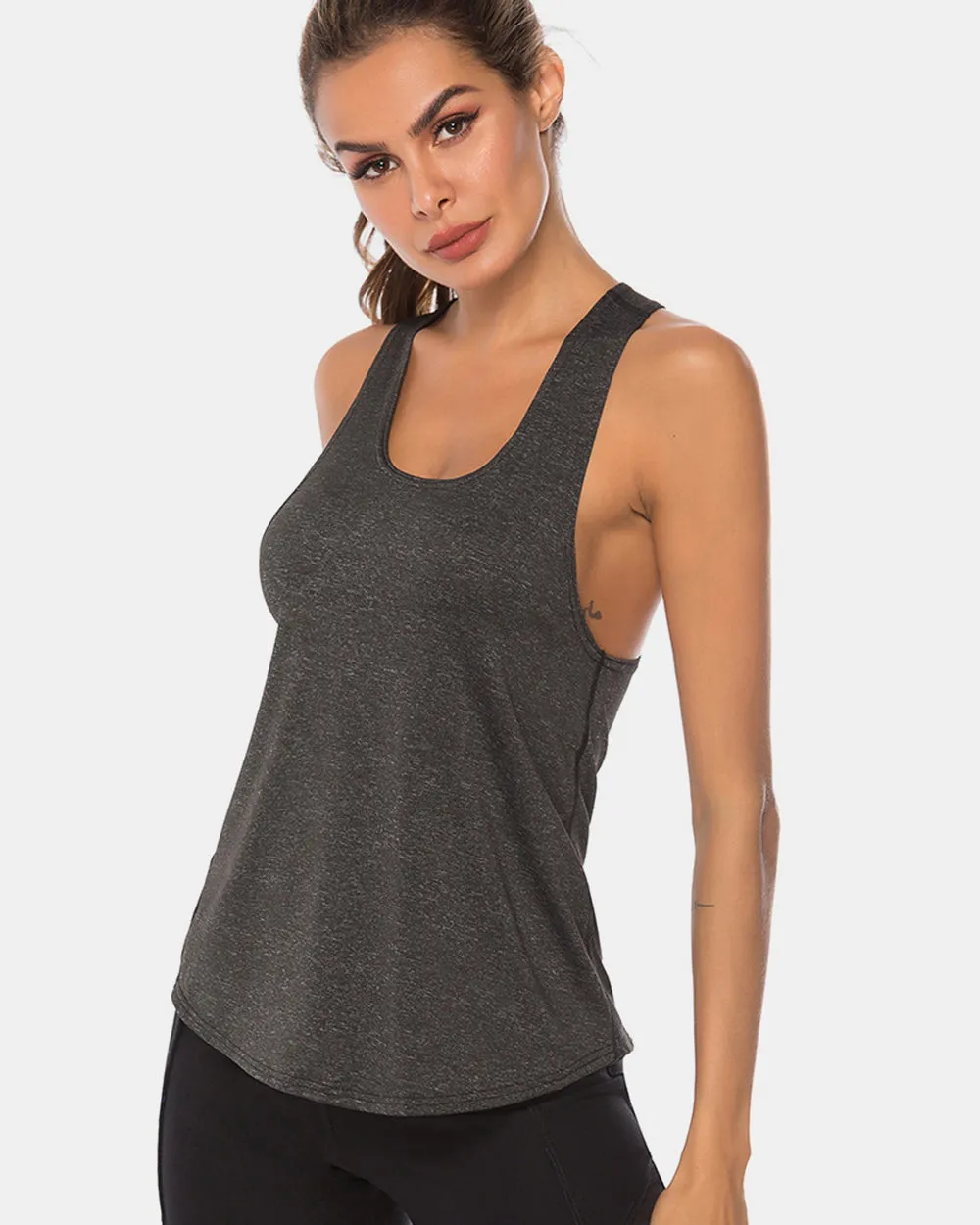 Light Weight Scoop Neck Tank
