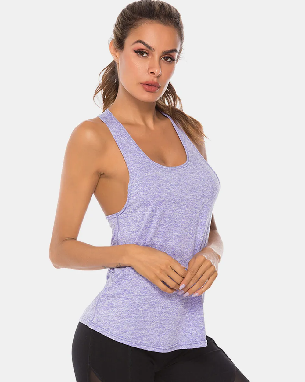 Light Weight Scoop Neck Tank