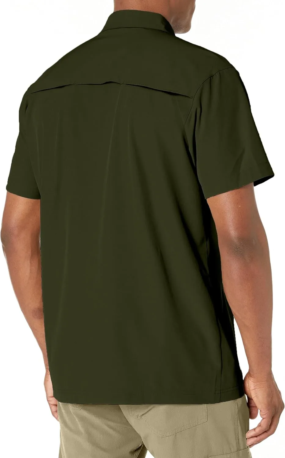 Little Donkey Andy Men's Lightweight Short Sleeve Shirt Quick Dry Stretch Shirt for Hiking Travel, UPF50