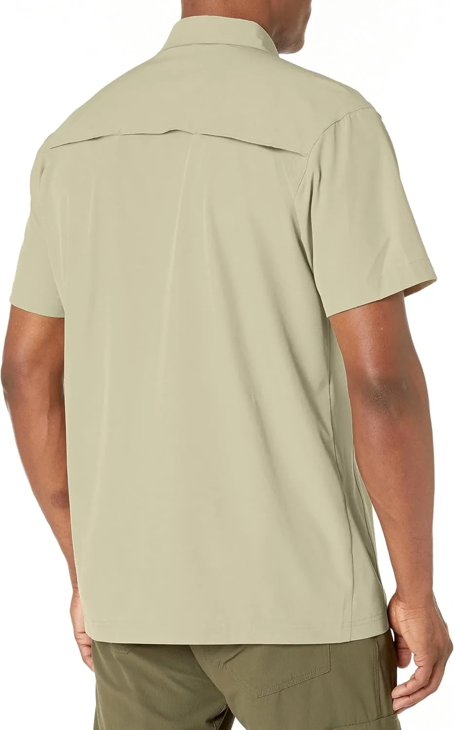 Little Donkey Andy Men's Lightweight Short Sleeve Shirt Quick Dry Stretch Shirt for Hiking Travel, UPF50