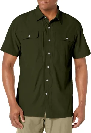Little Donkey Andy Men's Lightweight Short Sleeve Shirt Quick Dry Stretch Shirt for Hiking Travel, UPF50
