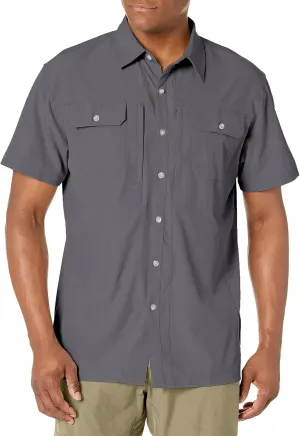 Little Donkey Andy Men's Lightweight Short Sleeve Shirt Quick Dry Stretch Shirt for Hiking Travel, UPF50