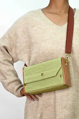 Lukka Chuppi Alpine Green Box Clutch