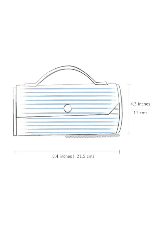 Lukka Chuppi Morning Frost Round Clutch