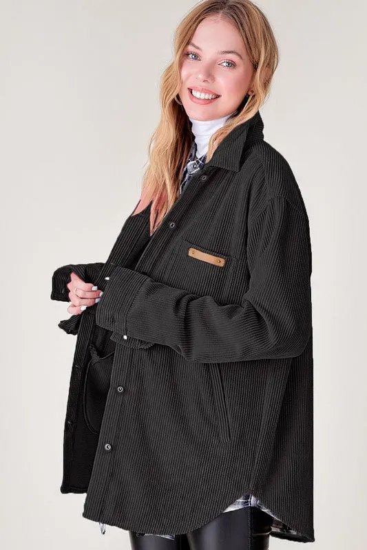 Madera Long Sleeve Relaxed Fit Shacket