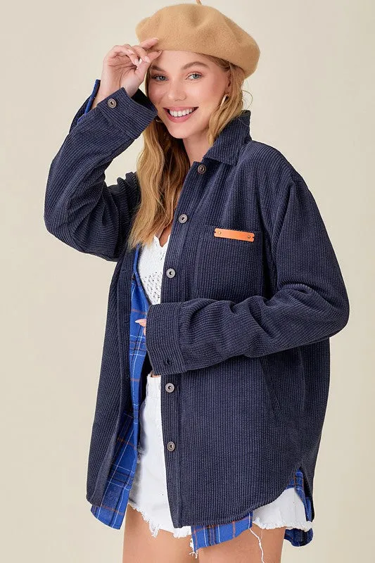 Madera Long Sleeve Relaxed Fit Shacket