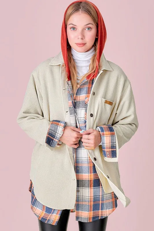Madera Long Sleeve Relaxed Fit Shacket