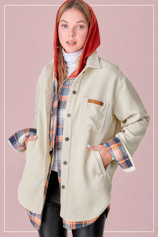 Madera Long Sleeve Relaxed Fit Shacket