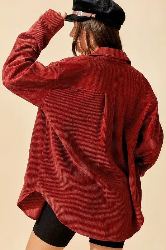 Madera Long Sleeve Relaxed Fit Shacket