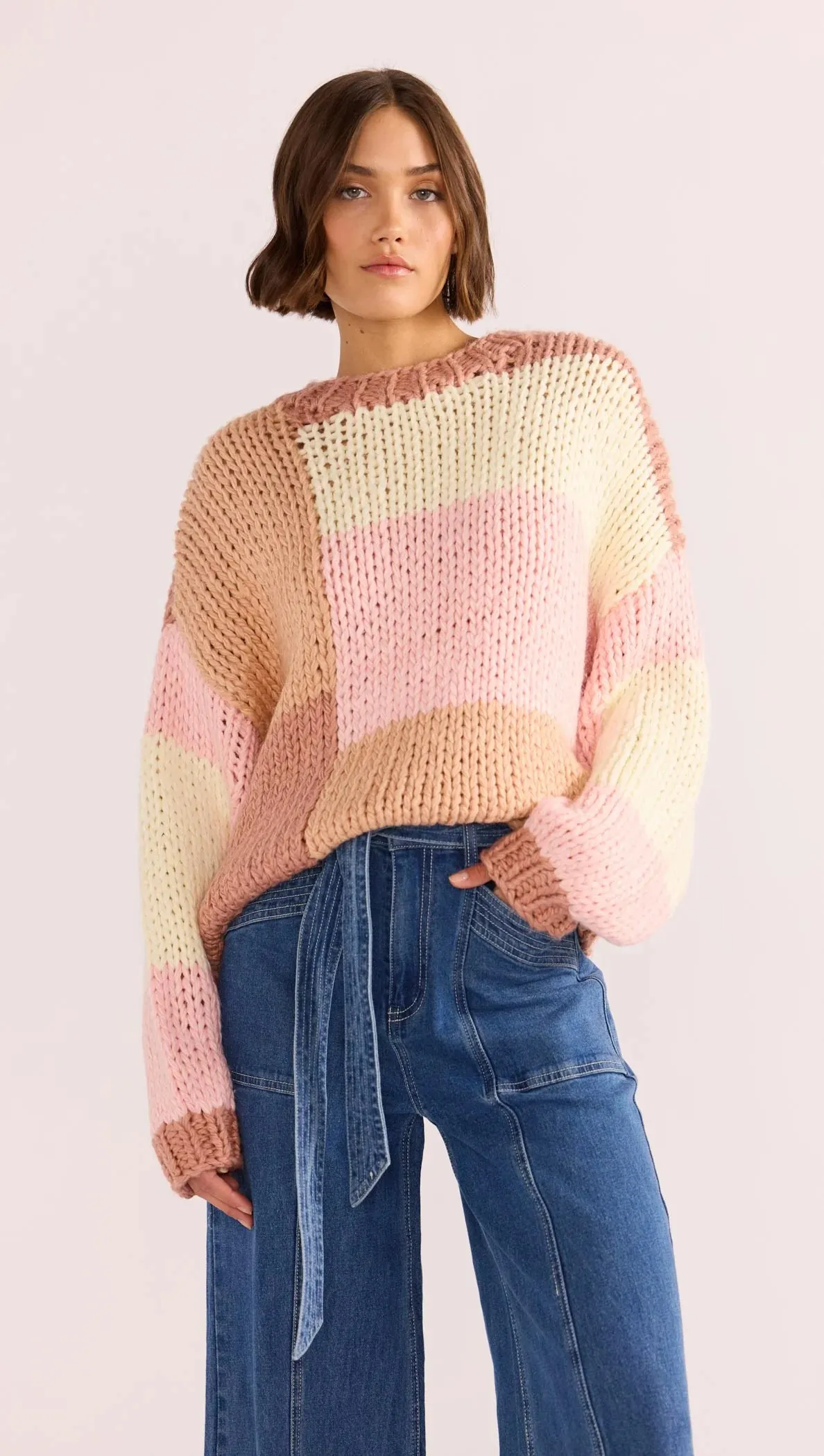 Marcella Colour Block Sweater