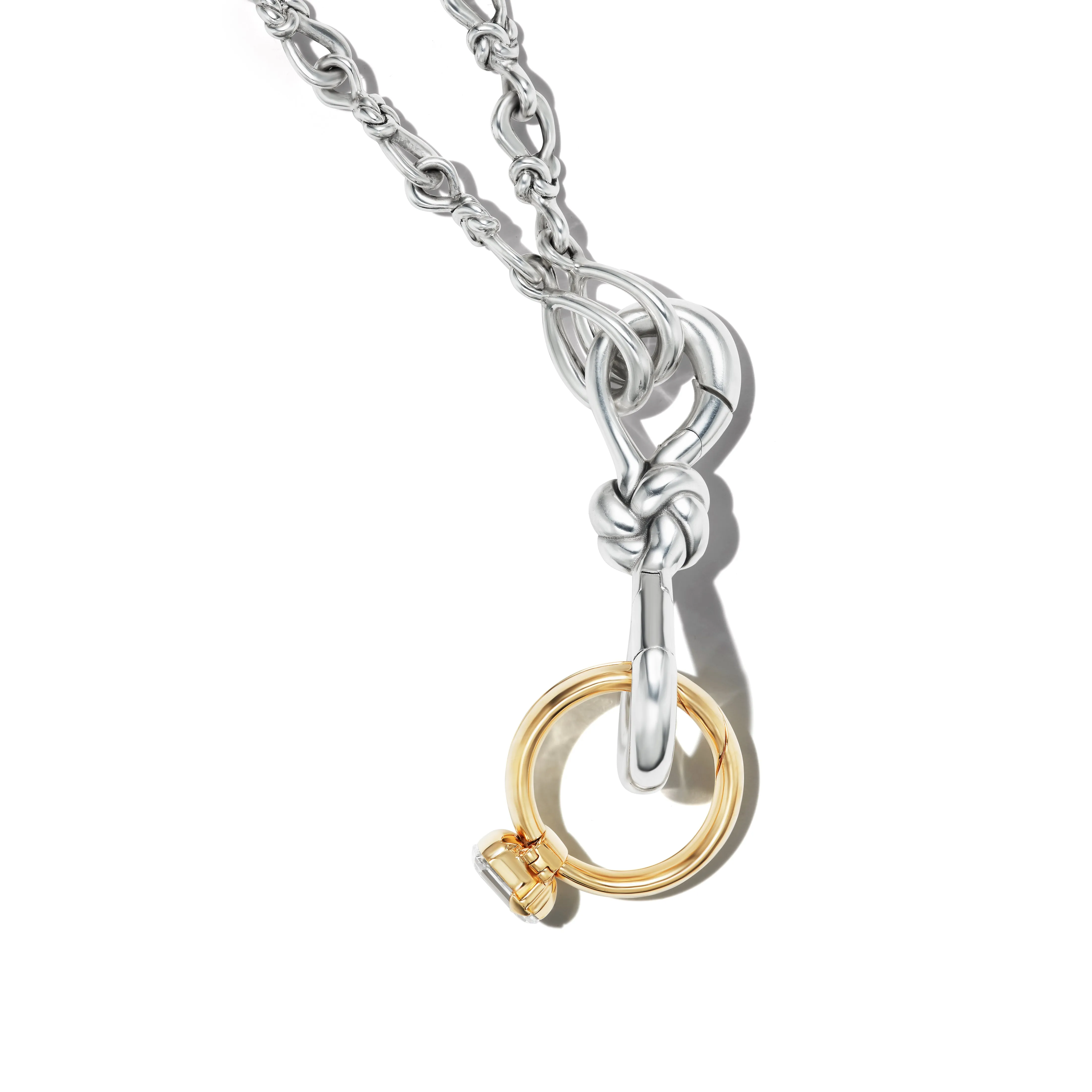 Marla Aaron Silver Lover's Knot Lock