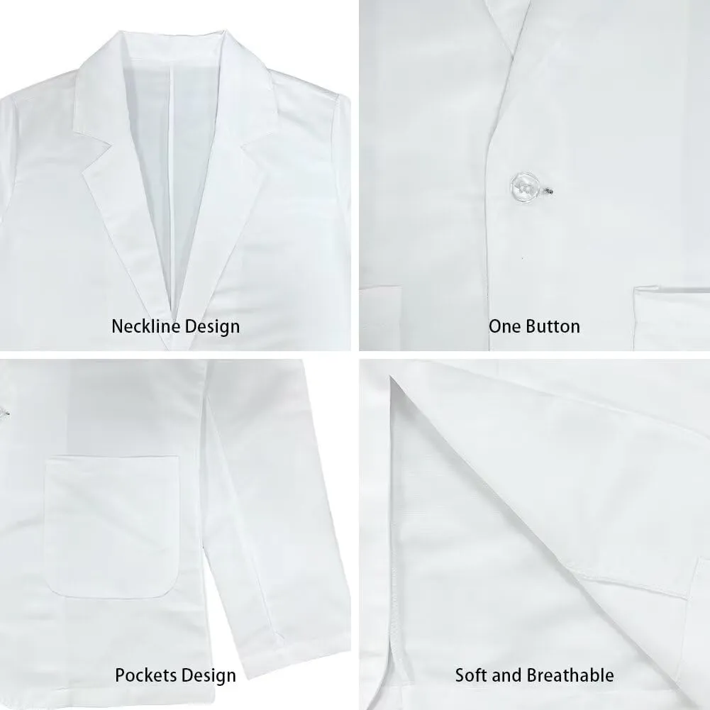 Men's Cozy One Button Suit Long Sleeve Blazer Jackets with Pockets Lightweight Knit Sport Coat for Business,Party