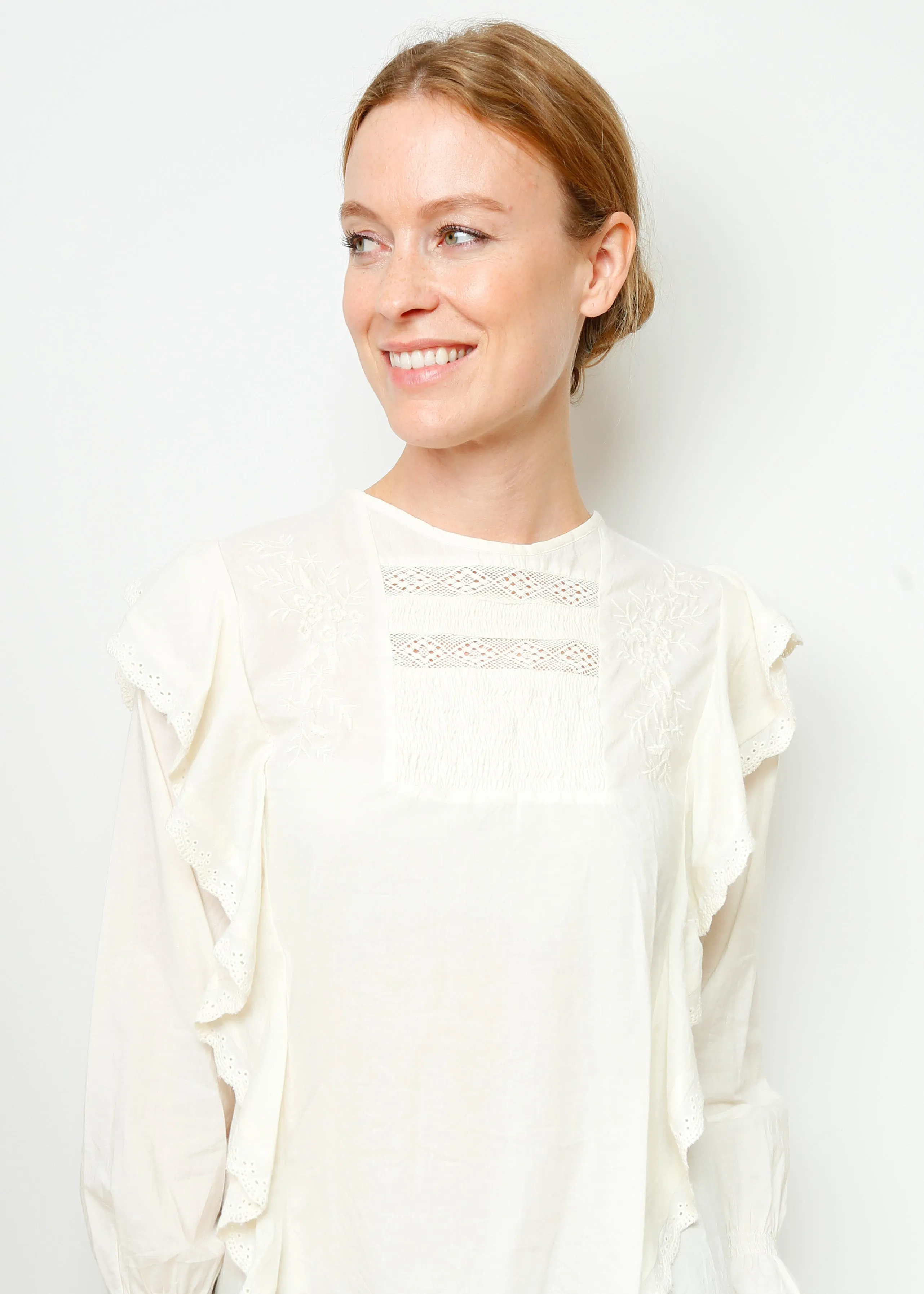 MH Solange Blouse in Ecru