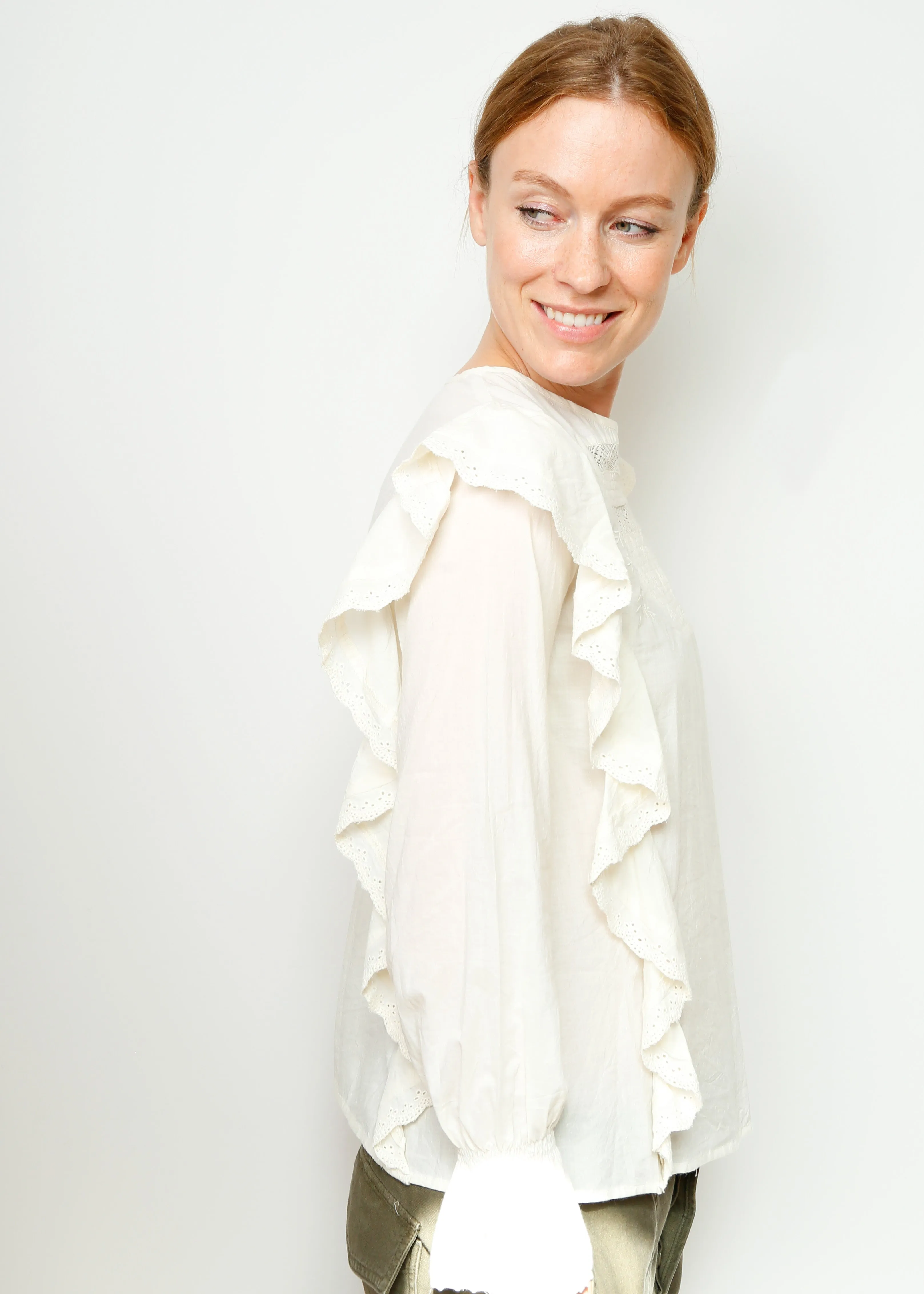 MH Solange Blouse in Ecru