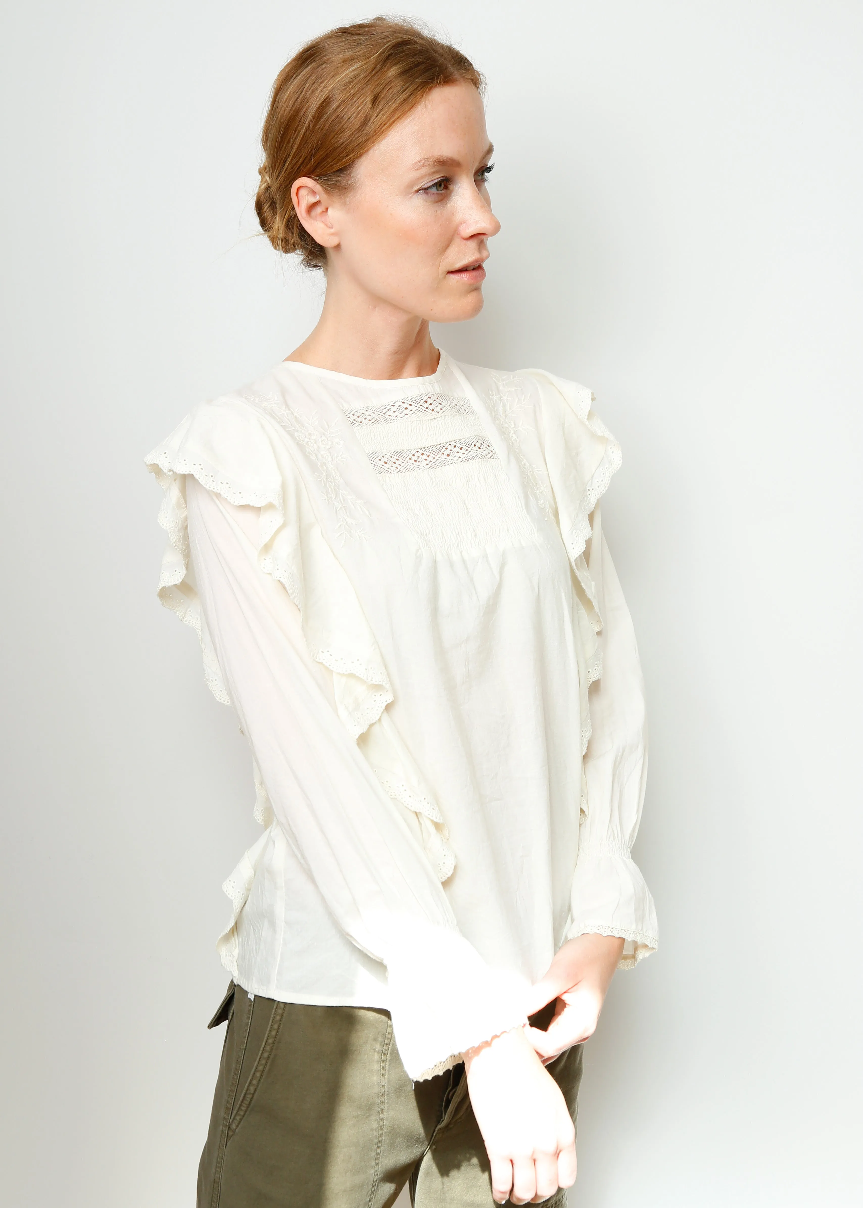 MH Solange Blouse in Ecru