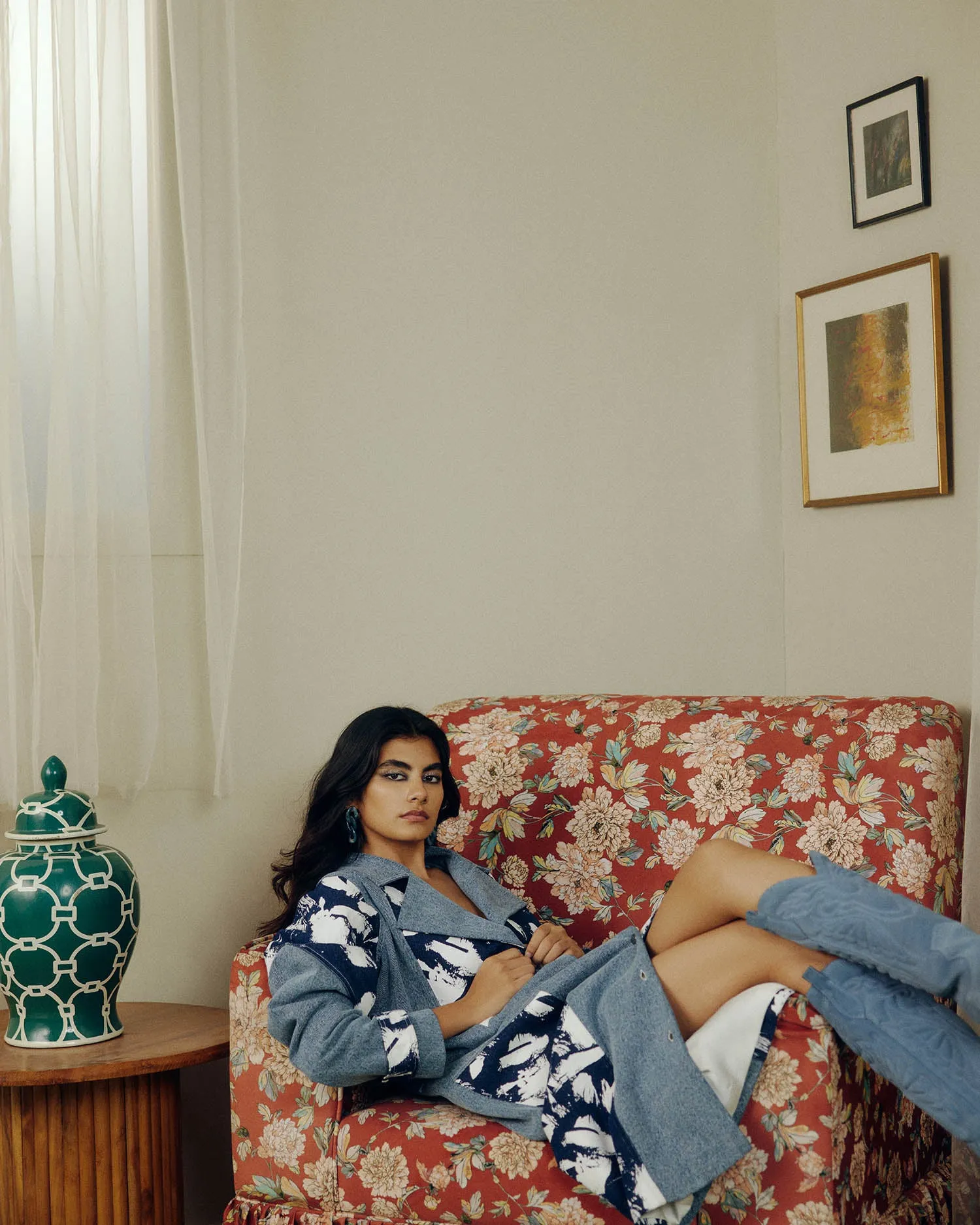 MIX & MATCH DENIM TRENCH