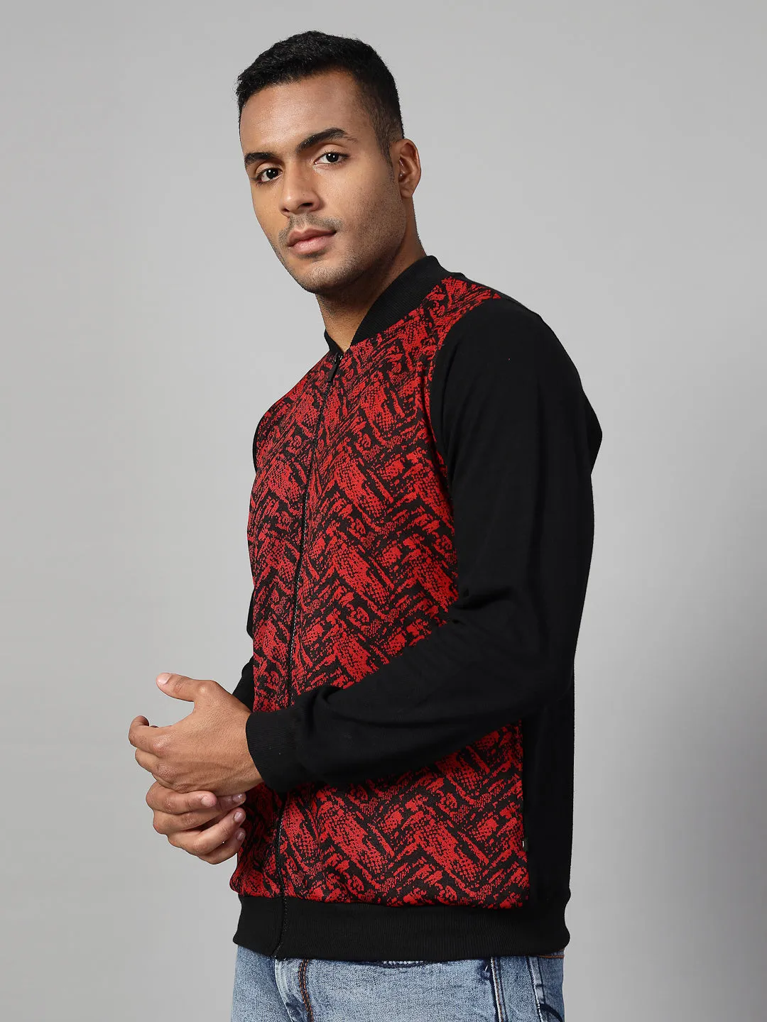 Modern Jacquard Texture Jacket