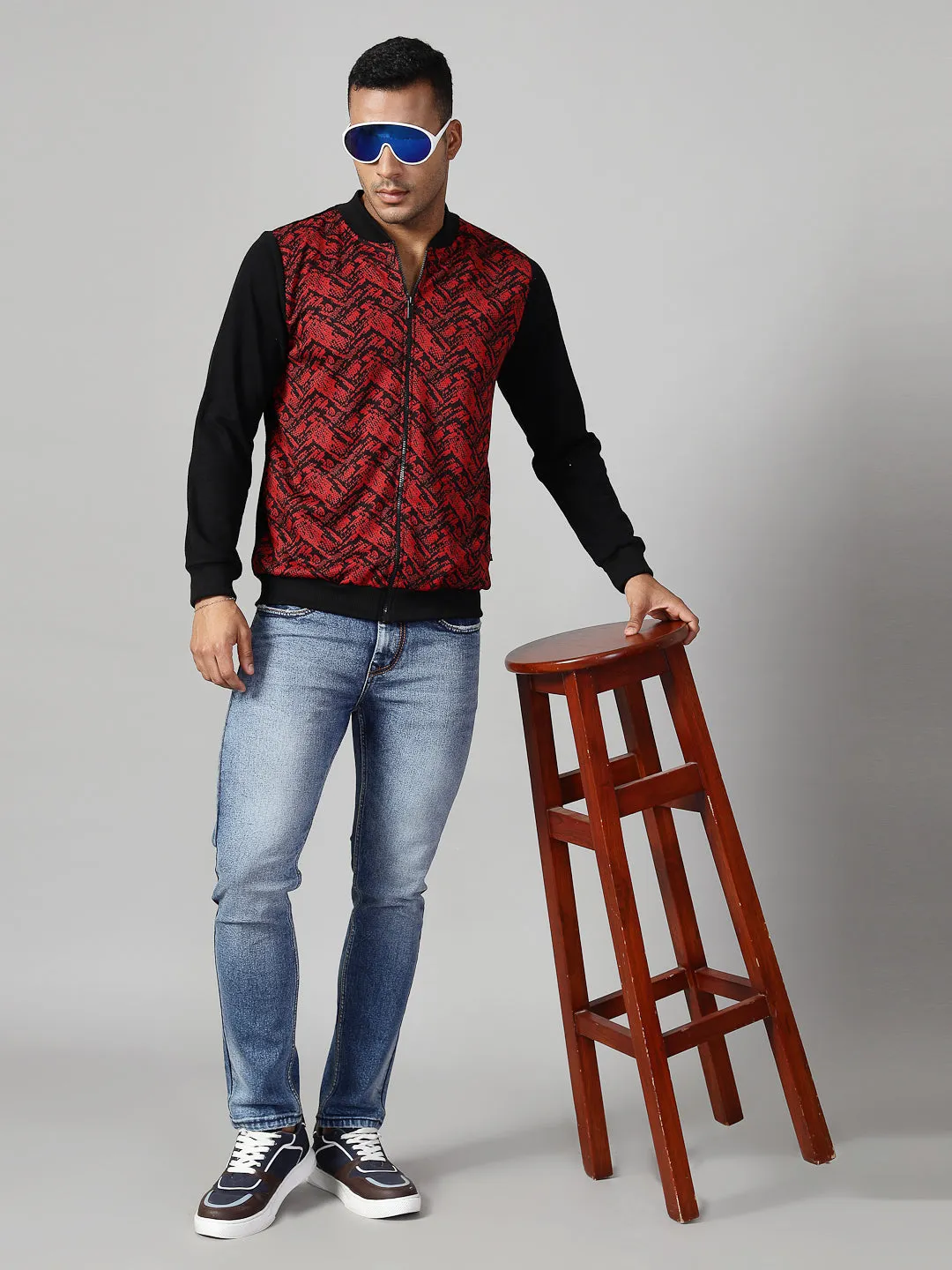 Modern Jacquard Texture Jacket