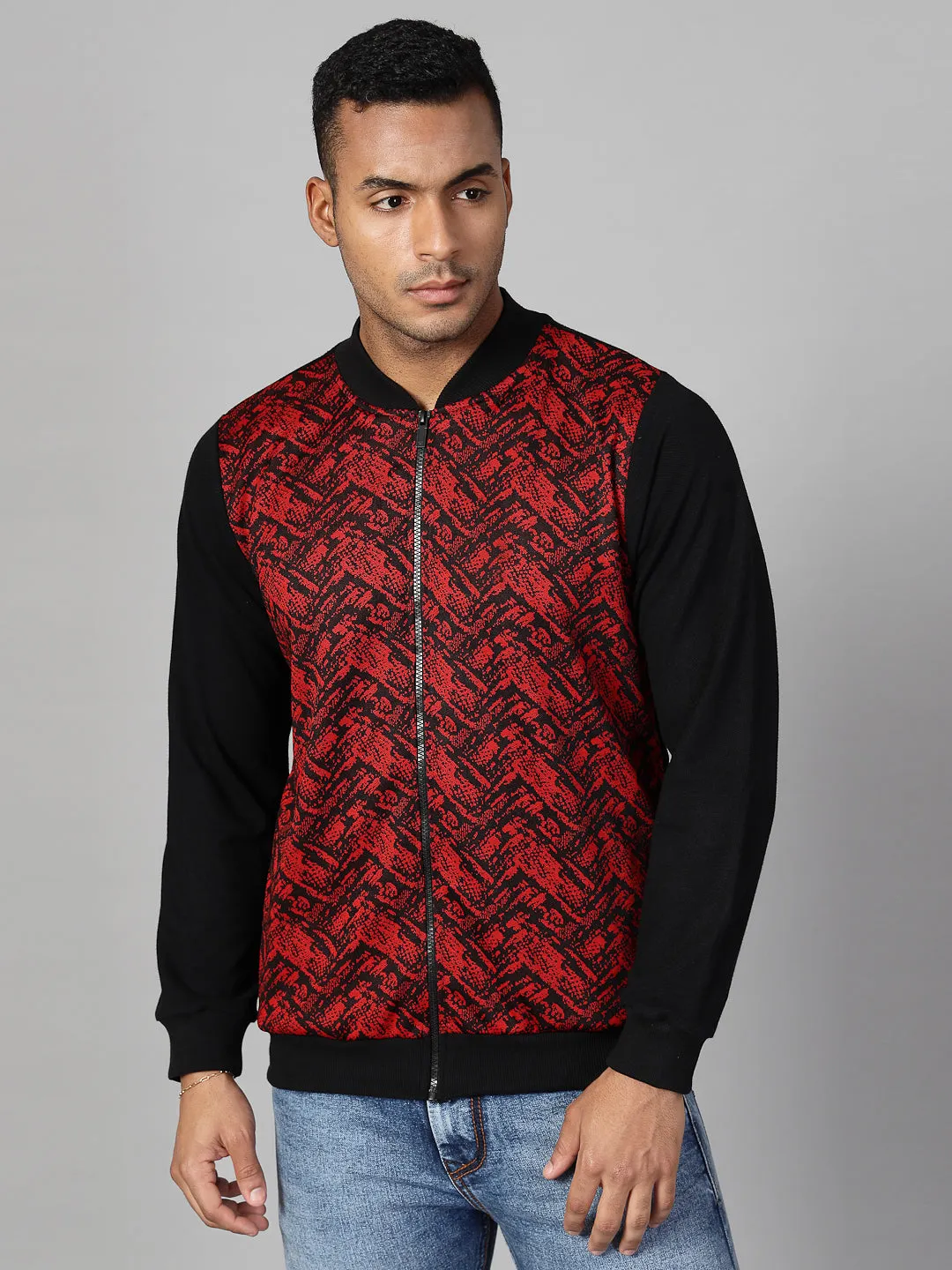 Modern Jacquard Texture Jacket
