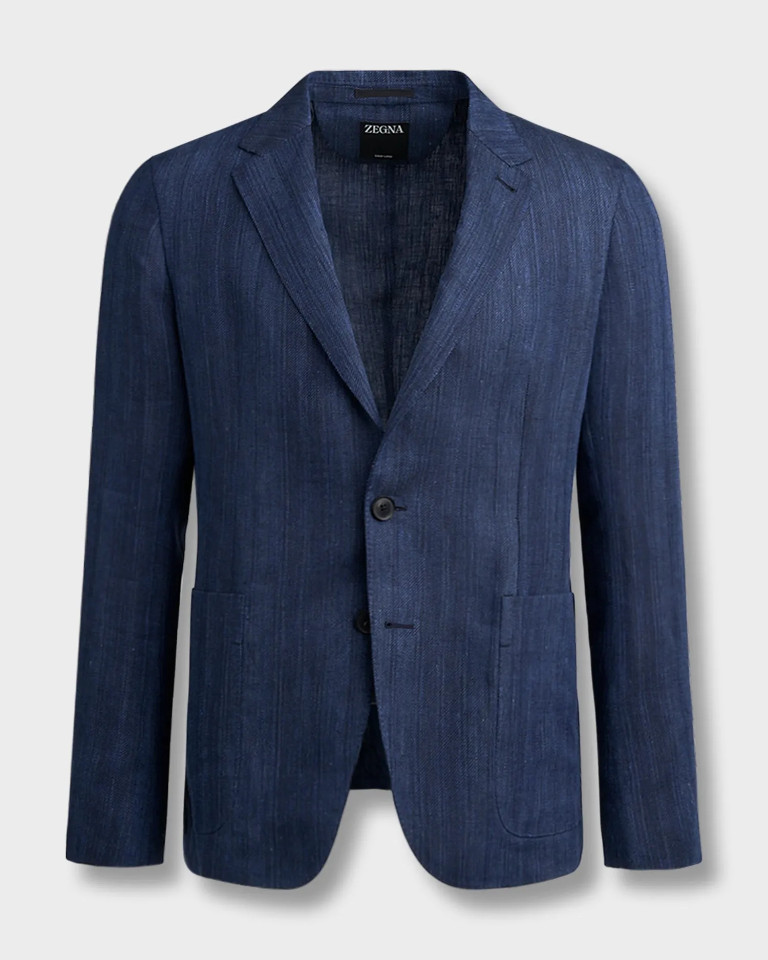 Navy Oasi Linen Sports Jacket