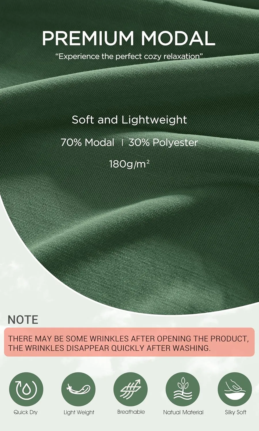 ODODOS Modal Soft Lounge Shorts for Women Drawstring High Waist Casual Sleepwear Lightweight Cozy Pajama Bottom