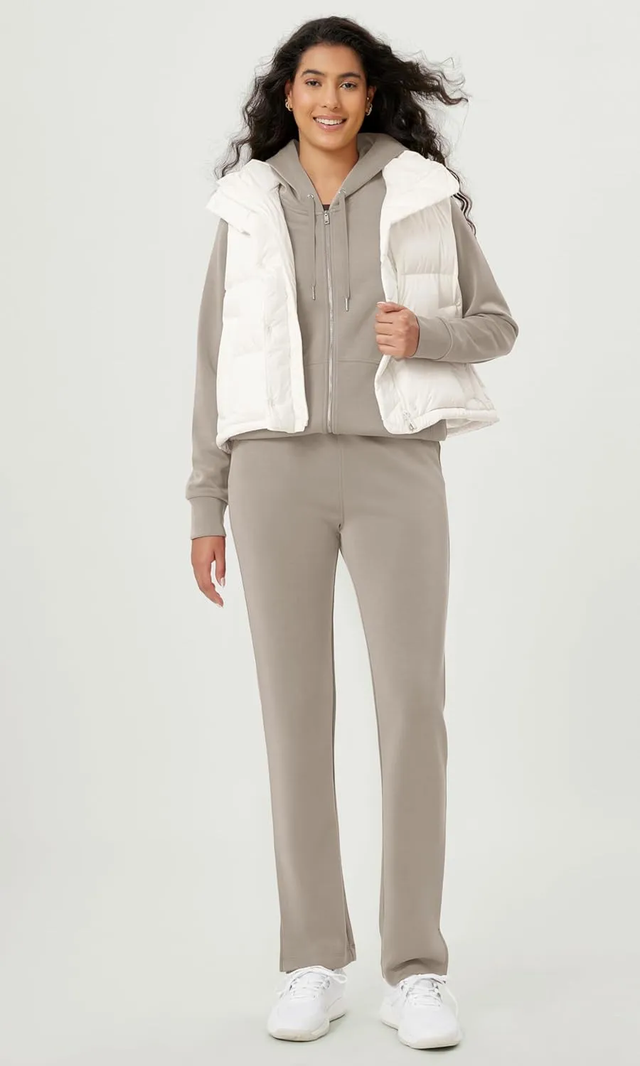 ODODOS Women's Modal Soft Full-Zip Hoodies Casual Relaxed Fall Outfit Hooded Jacket with Pockets