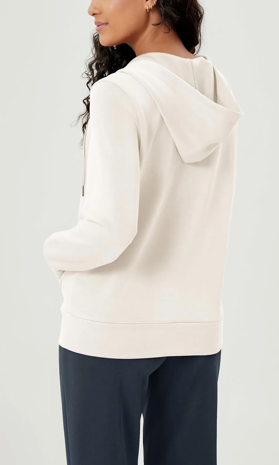ODODOS Women's Modal Soft Full-Zip Hoodies Casual Relaxed Fall Outfit Hooded Jacket with Pockets