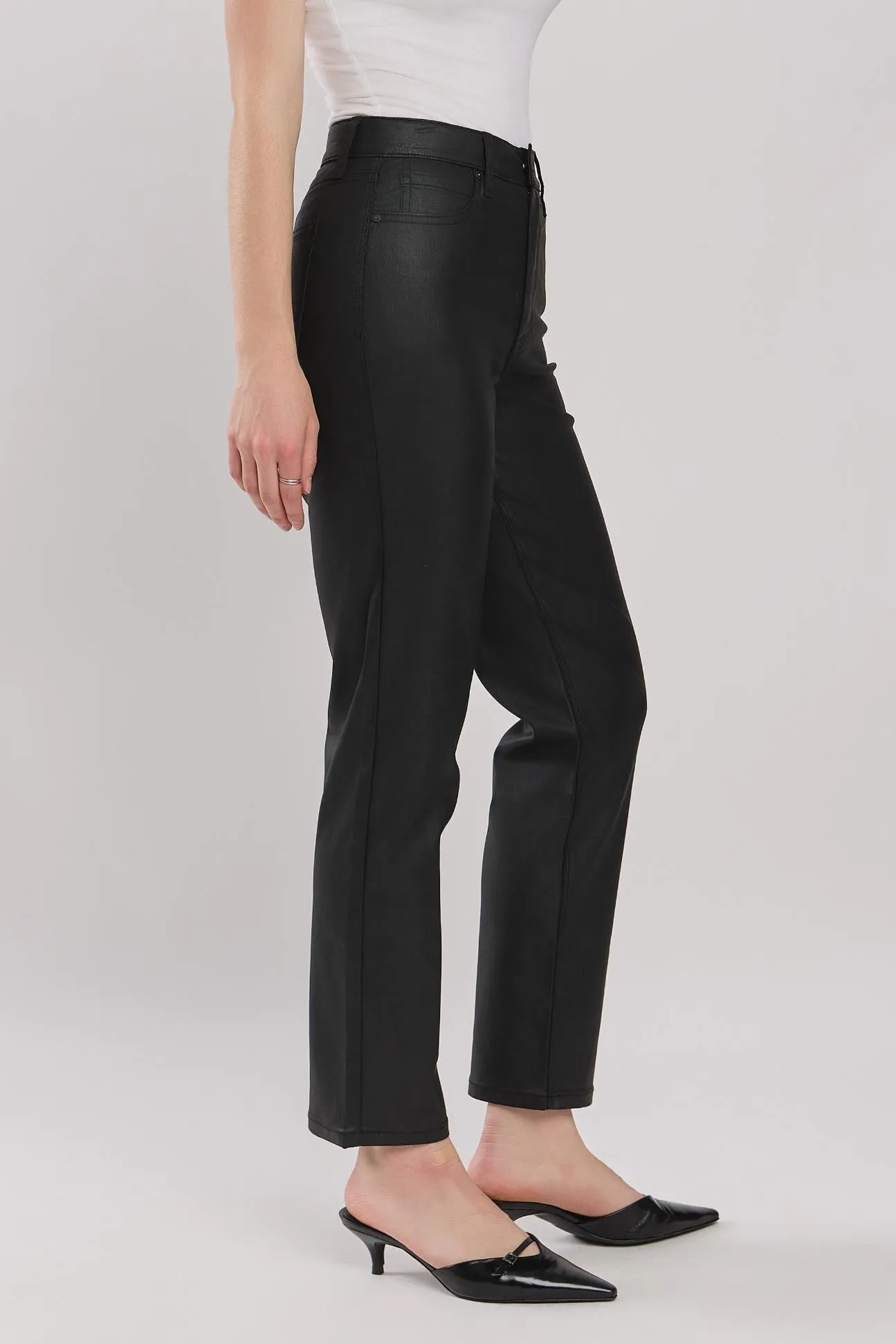 Olsen Coated Straight Jeans