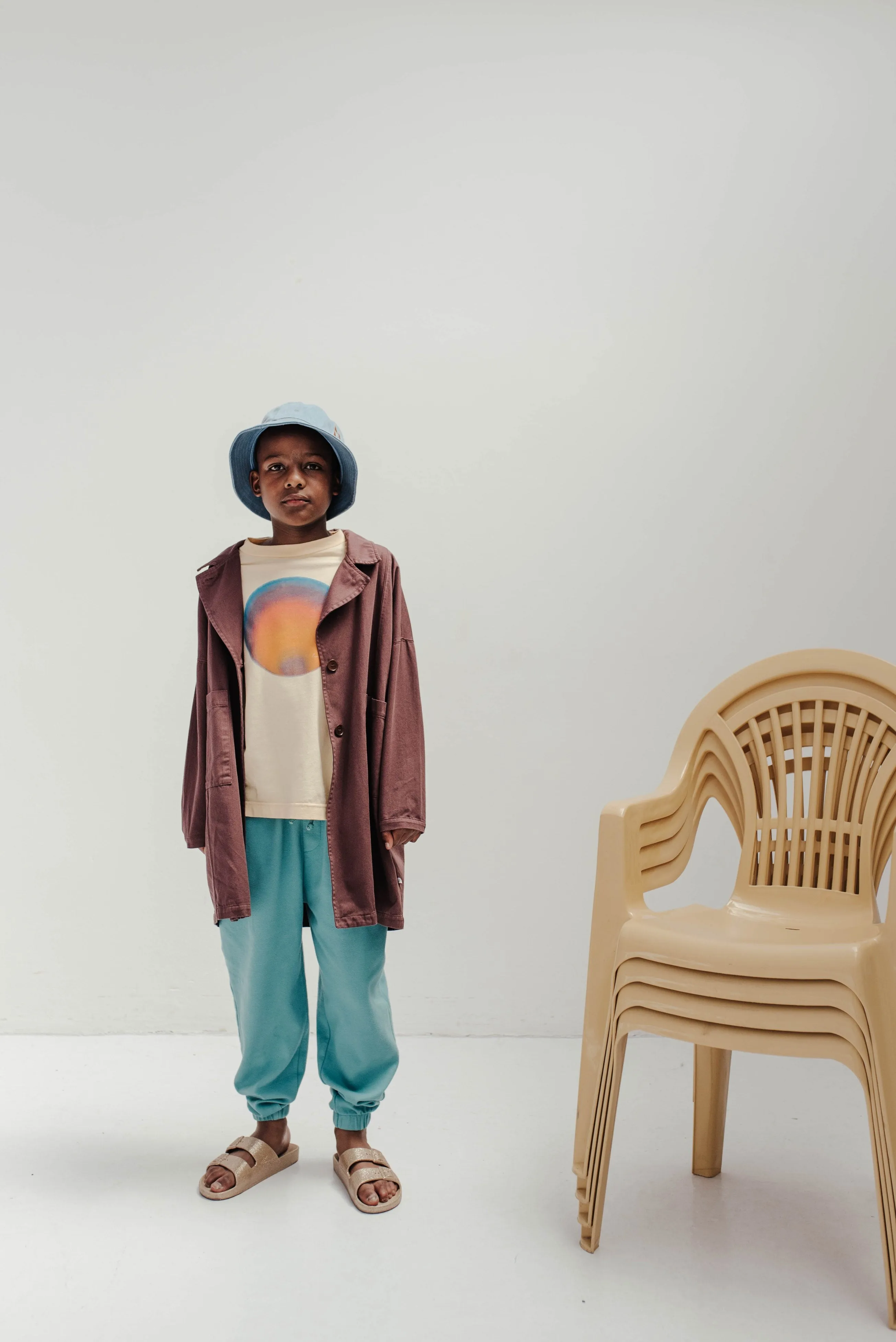 Overcoat Eggplant Brown