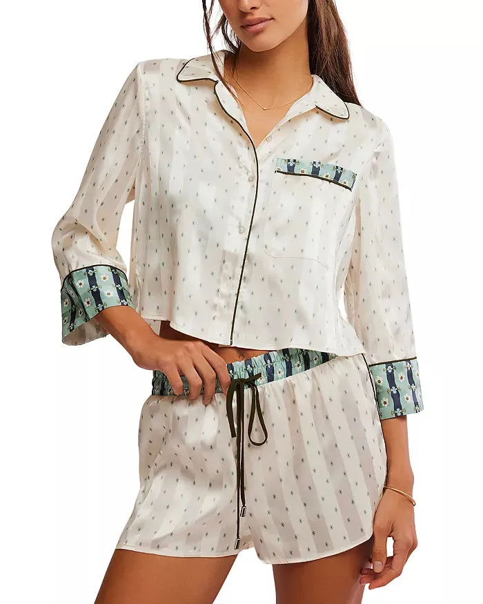 Pillow Talk PJ Set-Harbor Combo