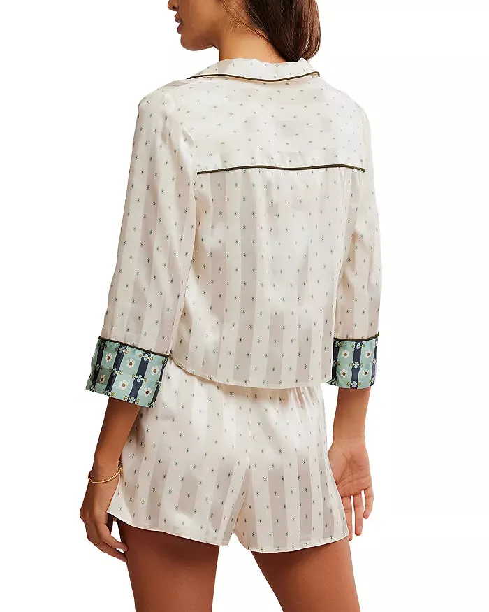 Pillow Talk PJ Set-Harbor Combo