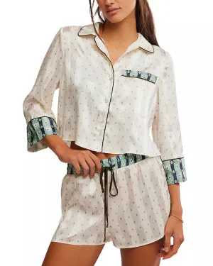 Pillow Talk PJ Set-Harbor Combo